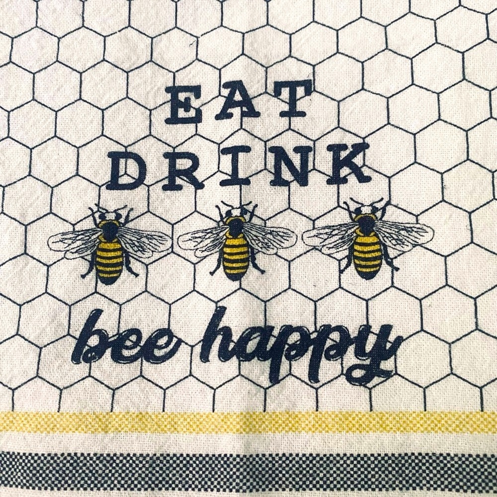 2 pc Bundle: Bee 🐝 Kitchen Tea Towels